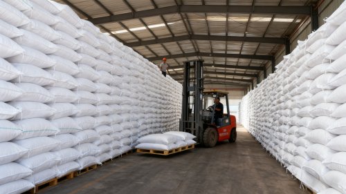 高品质氢氧化铝原料装车