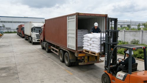 氢氧化铝粉末包装装车