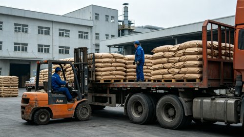 氢氧化铝高矿物填充料阻燃消烟高填充生产工厂厂区实景